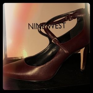Nine West Chocolate Strappy Heel